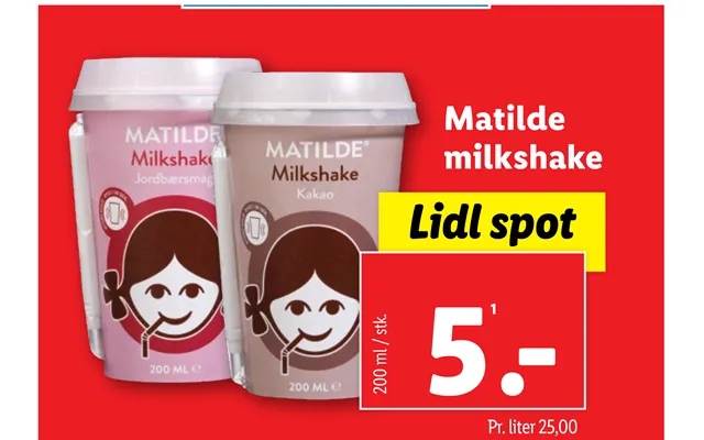 Matilde milk shake product image
