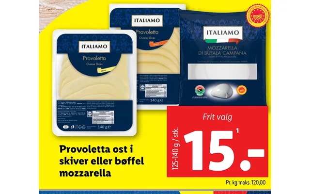 Provoletta cheese in slices or buffalo mozzarella product image