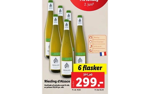 Riesling good to bright meat tart past, the laws dry 12,5 % alc. product image