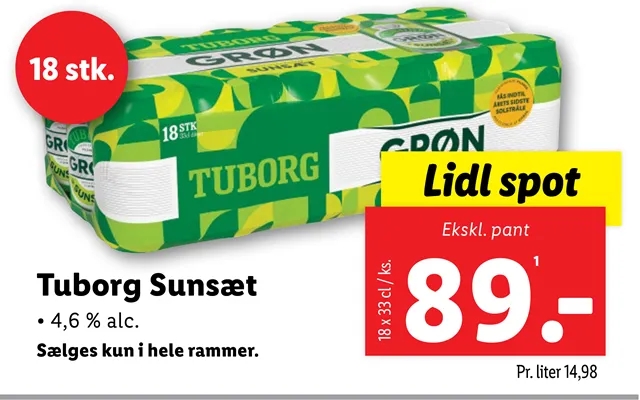 Tuborg sunsæt product image