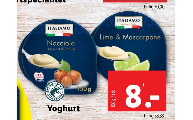 Yogurt product image