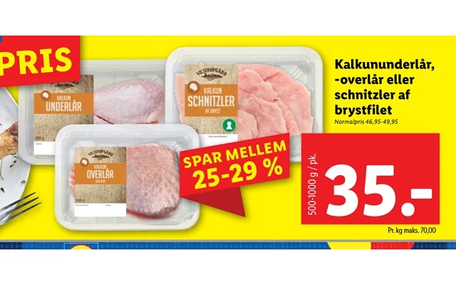 Schnitzels of breast fillet product image