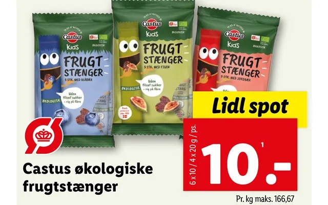 Castus Økologiske Frugtstænger product image