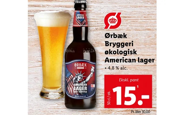 Ørbæk Bryggeri Økologisk American Lager product image