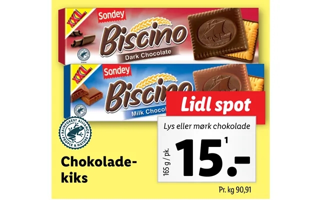 Chocolate biscuits product image