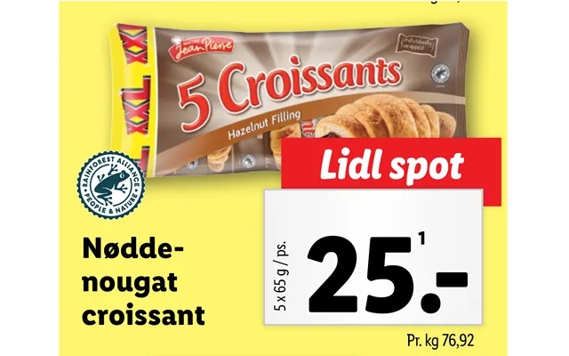 Nøddenougat Croissant product image