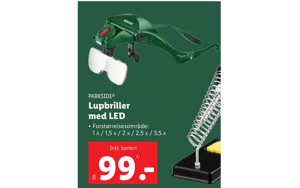 Lupbriller Med Led