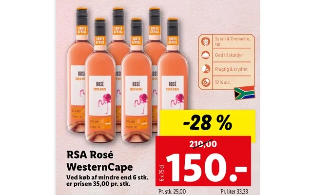 Rsa Rosé Westerncape product image