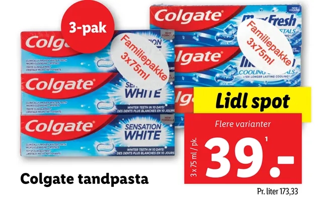 Colgate toothpaste product image