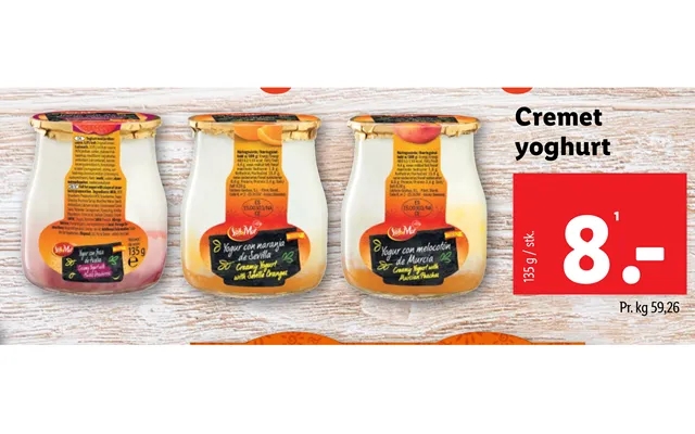 Creamy yogurt product image