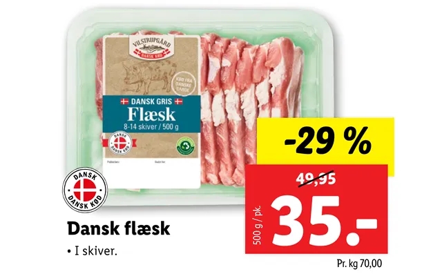 Danish bacon product image