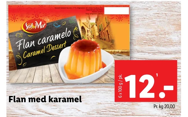 Flan with caramel product image