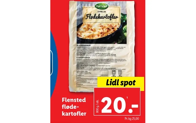 Flensted scalloped potatoes product image