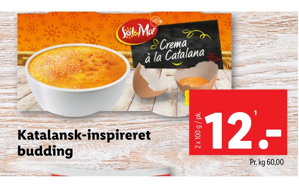 Katalansk inspired pudding