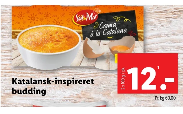 Katalansk inspired pudding product image