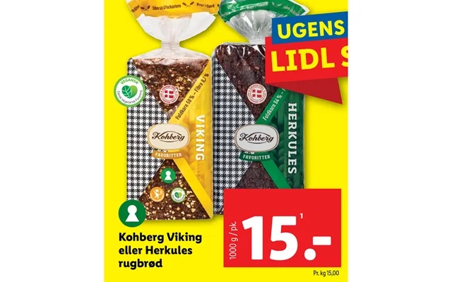 Kohberg Viking Eller Herkules Rugbrød product image
