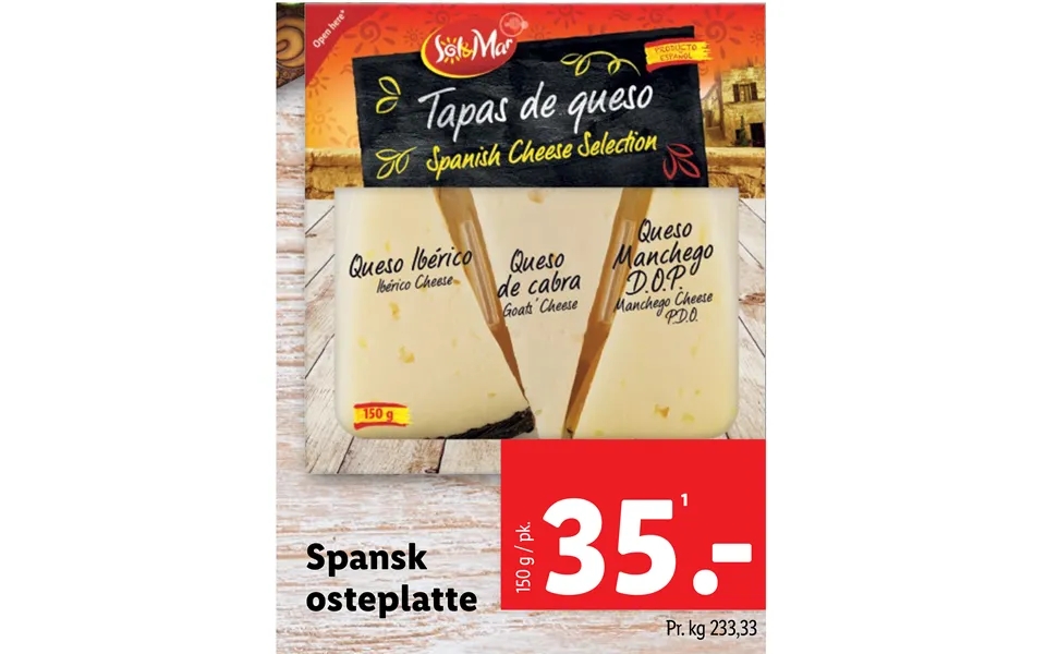 Spanish cheese plate