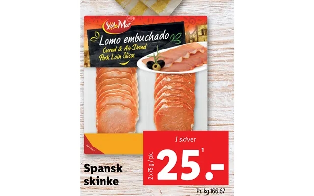 Spanish ham product image