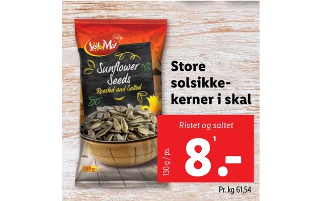 Great sunflower seeds in bowl product image