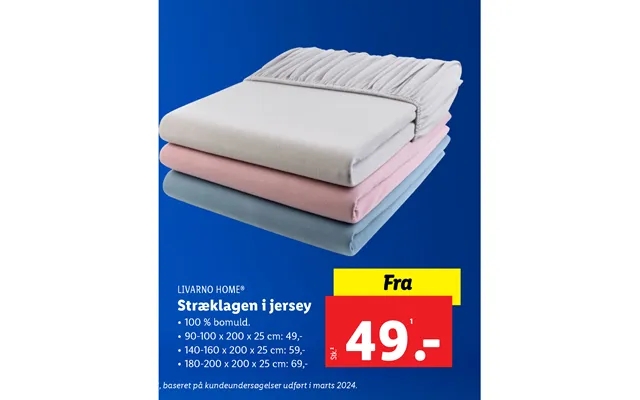 Fitted sheets in jersey product image