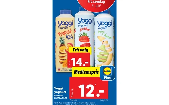 Yoggi yogurt product image