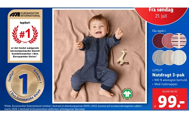 Er Det Bedst Sælgende Børnetøjsmærke Blandt Handelsmærker I Den Europæiske Union product image