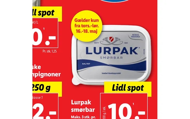 Danish mushrooms lurpak spreadable product image