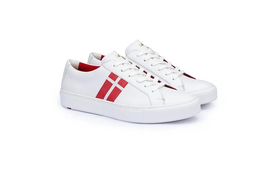 Lloyd Assuan Herre Sneaker Em Dk Fan Edition White Str. 44