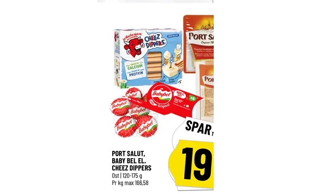 Gate salut, baby bel el.Cheez dippers product image