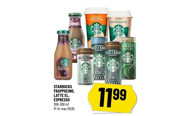 Starbucks Frappucino, Latte El.espresso product image