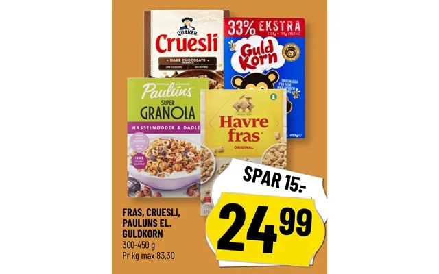 Fras, cruesli, pauluns el.Nugget product image