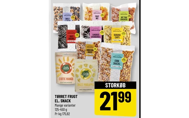 Dried fruit product image