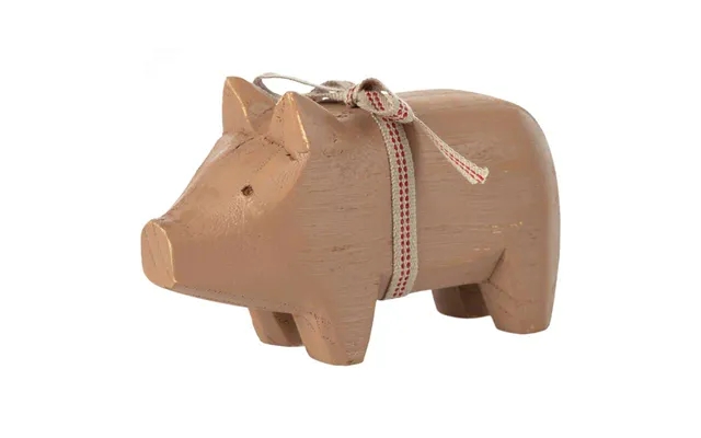 Maileg pig in wood - small product image