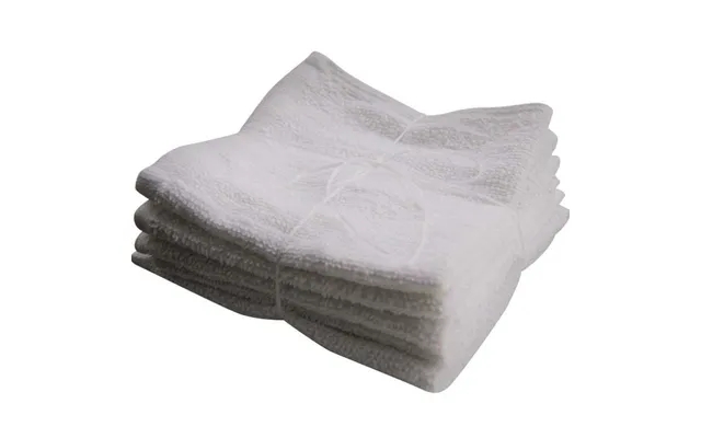 Oopsy 5-pak washcloths - white product image