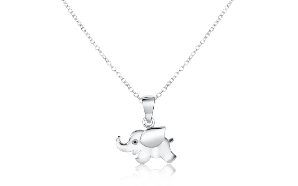 Necklace With Elephant Young In Silver