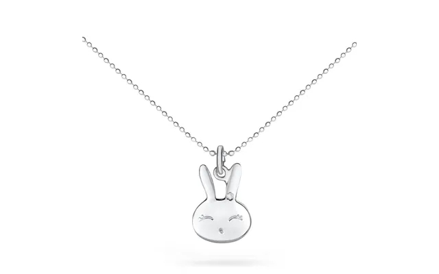 Necklace with rabbit in silver product image