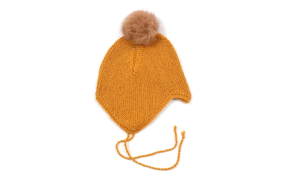 Huttelihut Bolivia Cap For Babies Mustard - 12-18 Months