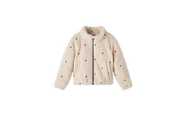 Lil Atelier Nalo Sherpa Loose Jacket - Fog product image