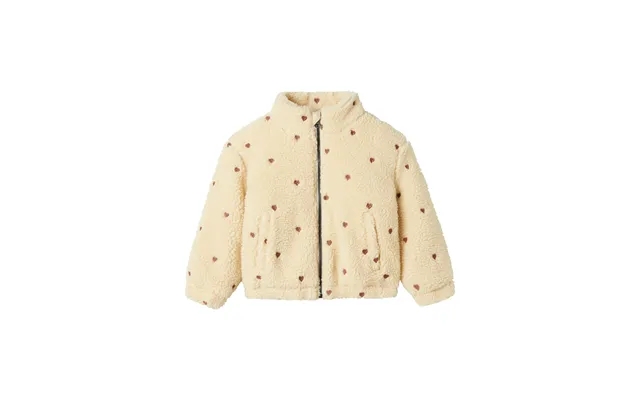 Lil Atelier Nalo Sherpa Loose Jacket - Sandshell product image