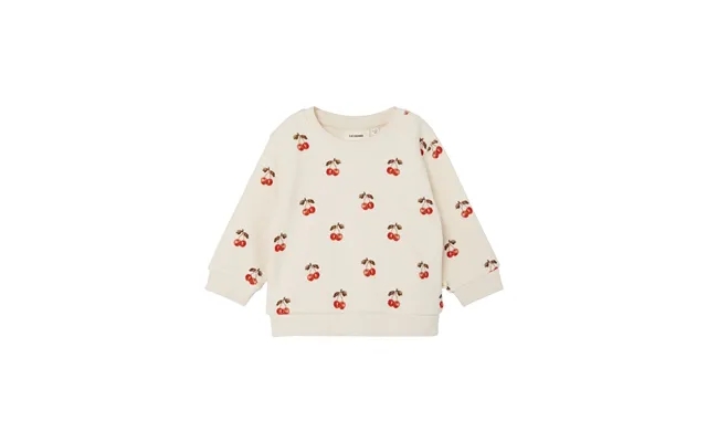 Lil studio ronja sweat shirt with cherries - whitecap gray product image