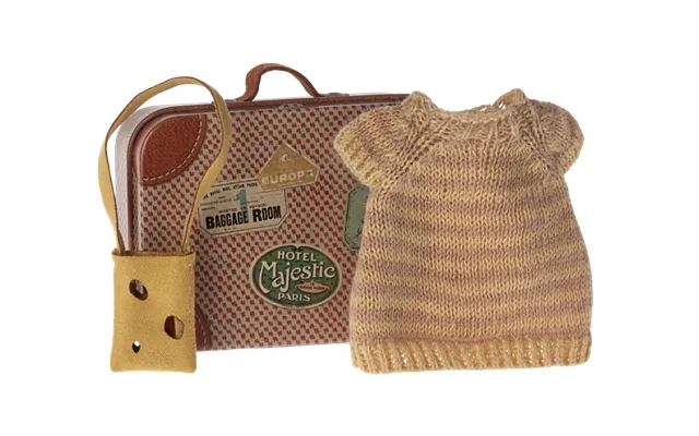 Maileg Suitcase With Knitted Dress Past, The Laws Bag product image