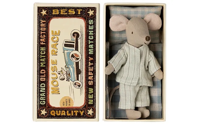 Maileg big brother mouse in matchbox product image