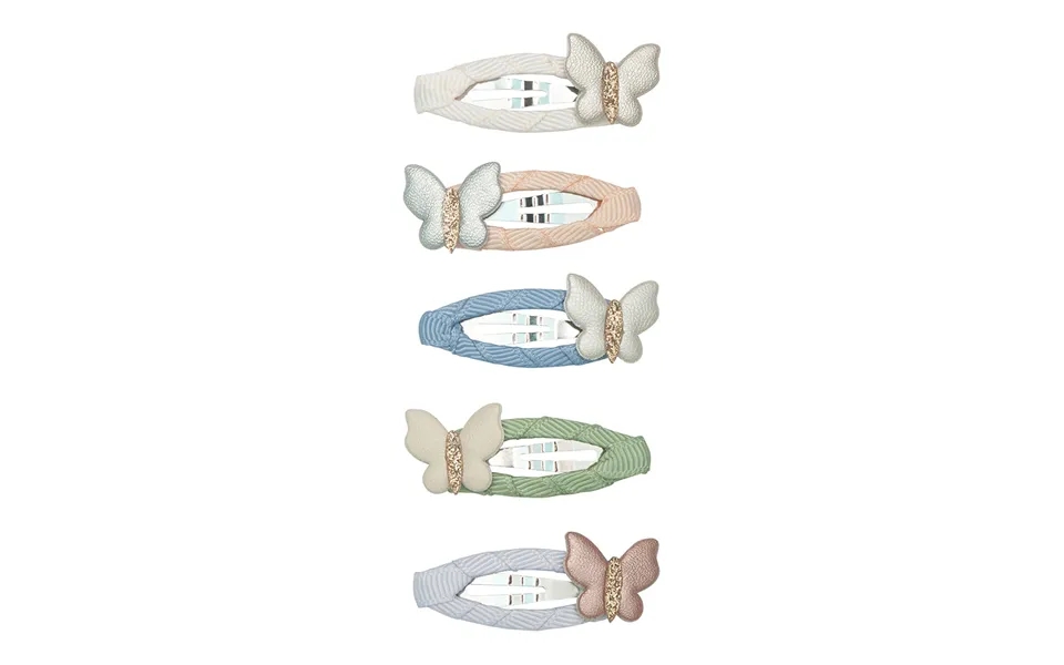 Mimi & Lula 5 Barrettes - Mini Pastel Butterfly Tulip