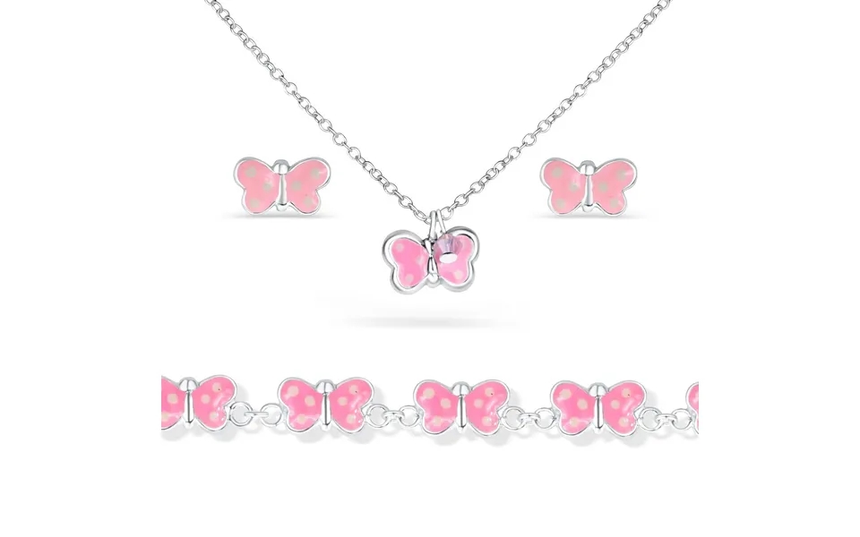 Jewelery With Pink Butterflies