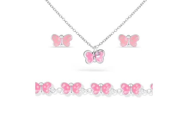 Jewelery with pink butterflies product image