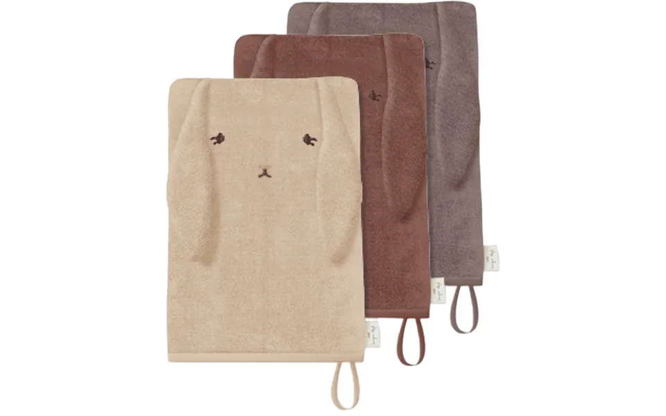 3 Pack Wash Cloth Animal