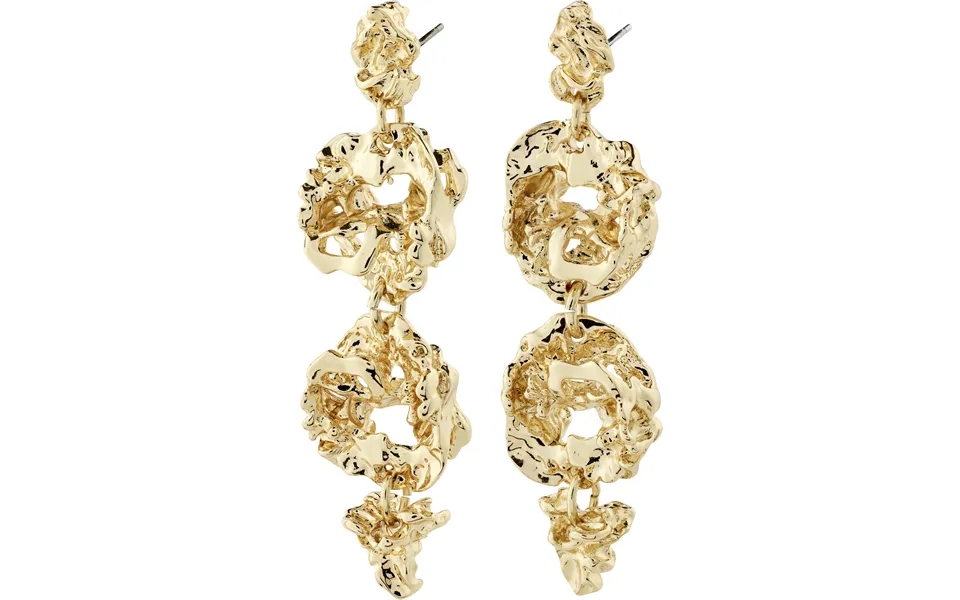 Act Recycled Earrings Goldplated