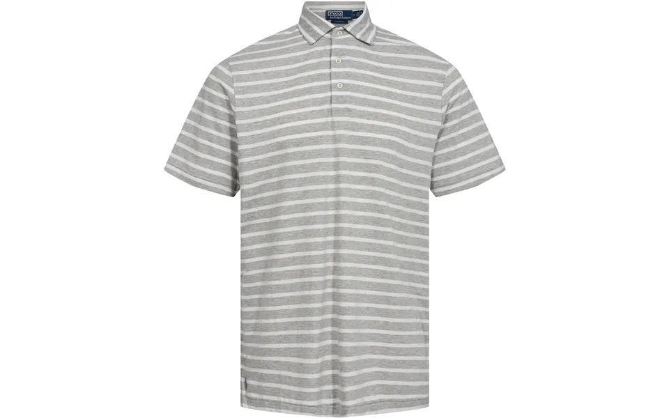 Classic Fit Striped Jersey Polo Shirt