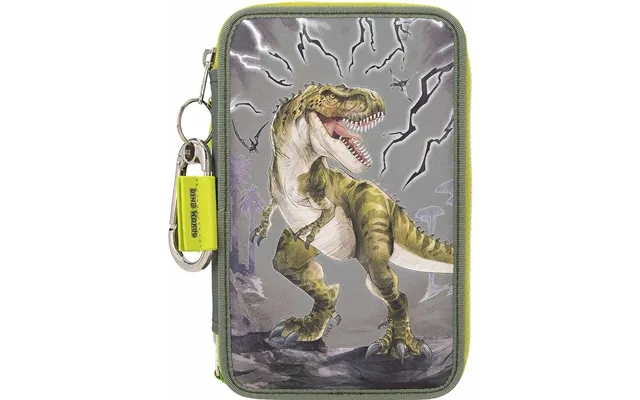 Dino world triple pencil case reflector product image