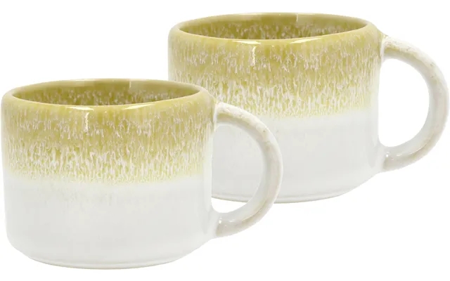 Espresso cup styles 0,08 liter 2 paragraph. Yellow cream stoneware product image